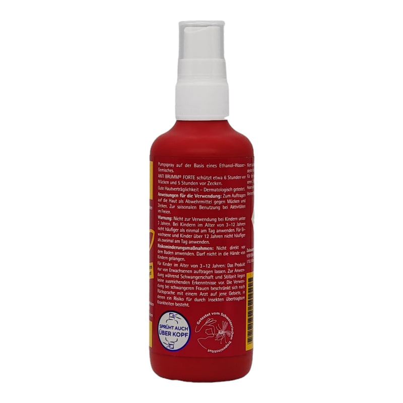 Anti Brumm Forte pump spray 150 ml I insect repellent I effective protection against mosquitoes and ticks I DEET I for long-distance travel, tropics I savings set plus Pharma Pearl give-away (1x 150 ml) 1x 150 ml - NewNest Australia