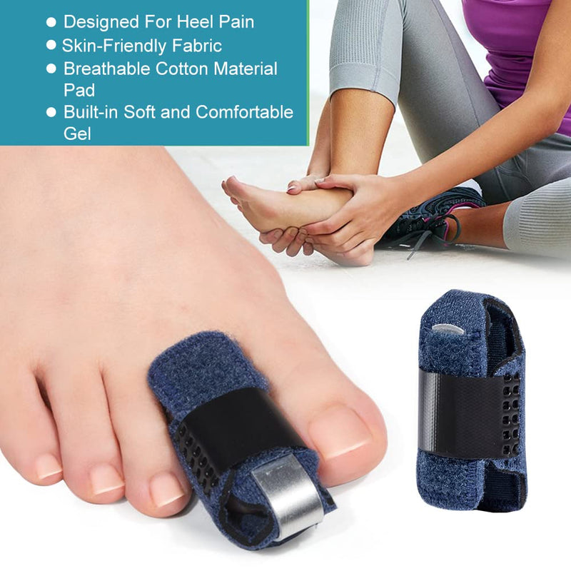 Welnove 1 Pair Toe Splint, Toe Straightener for Hammer Toes, Bent Toes, Claw Toes, Crooked Toes, Toe Wraps for Aligning and Supporting Toes - Blue Blue-Toe - NewNest Australia