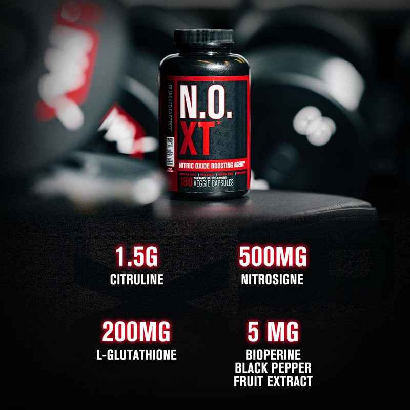 N.O. XT Nitric Oxide Supplement with Nitrosigine L Arginine & L Citrulline for Muscle Growth, Pumps, Vascularity, & Energy - Extra Strength Pre Workout N.O. Booster & Muscle Builder - 90 Veggie Pills 90 Count (Pack of 1) - NewNest Australia