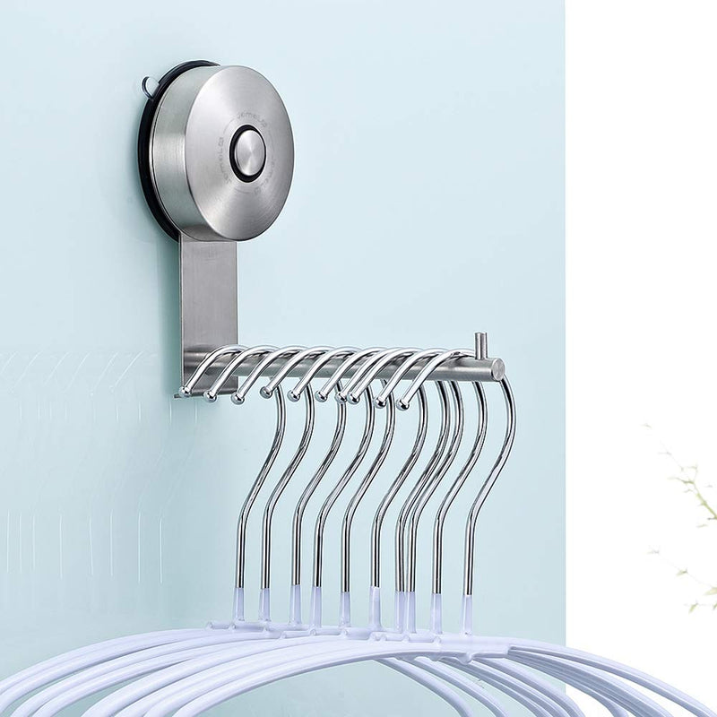 JOMOLA Vacuum Suction Cup Toilet Paper Holder Drill Free Bathroom Tissue Paper Roll Holder Stainless Steel Toilet Paper Hanger Brushed Finish Stainless Steel，silver - NewNest Australia