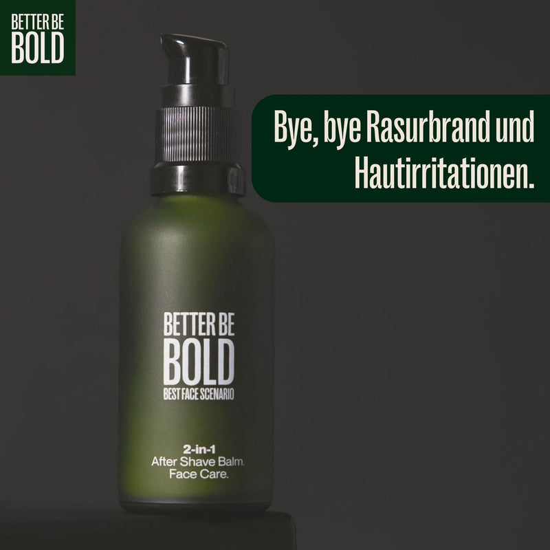 Better Be Bold 2-In-1 After Shave Balm & Face Cream Against Skin Irritation After Shaving And Skin Aging Thanks To Magnolia Extract And Hyaluronic | Absorbs Immediately | Fresh Fragrance | 50Ml - NewNest Australia