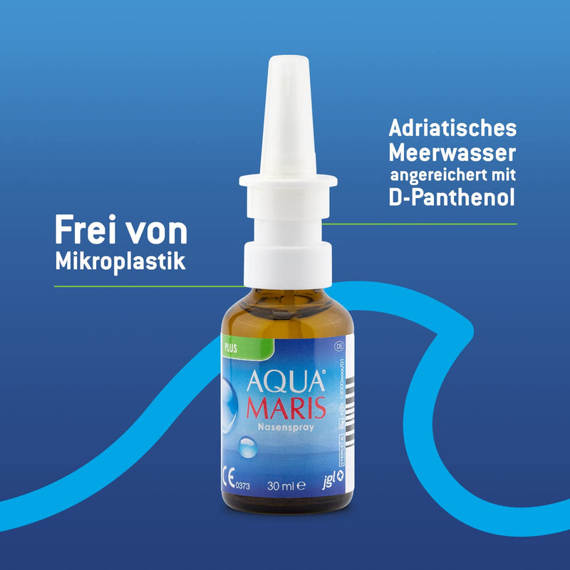Aqua Maris Plus 30 Ml, Seawater Nose Spray For Regeneration And Moisturizing The Nasal Mucosa, Natural Moisture For The Nose, Enriched With D-Panthenol, Adults And Children - NewNest Australia