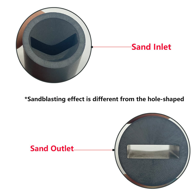 Boron Carbide Sandblasting Gun Nozzle Sandblaster Nozzle Sand Blaster Tips for Abrasive Sandblasting Cabinet Replacement - NewNest Australia