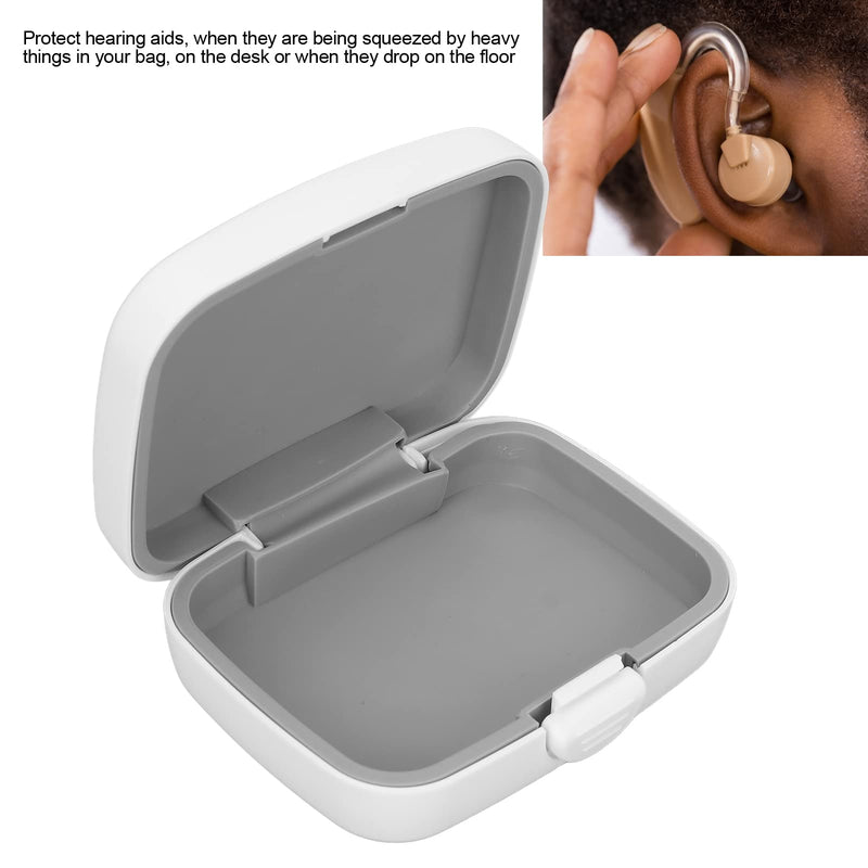 Hearing Aid Cases, Portable Hearing Aids Hard Protection Hard Storage Box Organizer Hearing Aid Protective Cover Hearing Aid Accessories Hearing Aid Storage Box White - NewNest Australia