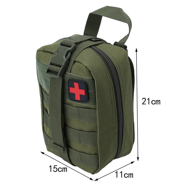 First Aid Bag, Empty Medical Case, First Aid Empty Pockets, Emergency Medicine Bag, Outdoor Emergency Medical Survival Treatment Bag For Travel, Cam, Sports, Home (Green) - NewNest Australia