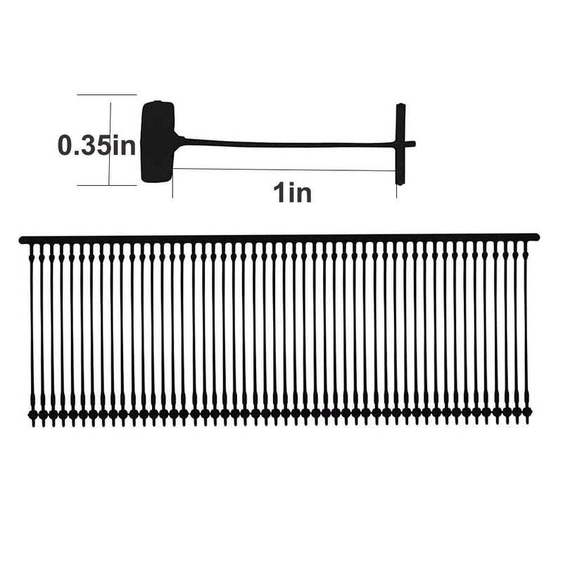Acuteye 1 Inch Standard Tagging Attachments, 5000 Pieces, 50 Per Clip (Black) Black - NewNest Australia
