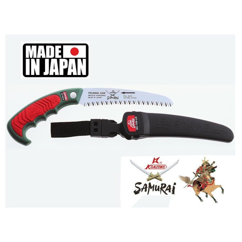 Samurai ICHIBAN GC-180-LH (18cm) Curved Hand Saw + Carrying Case - NewNest Australia