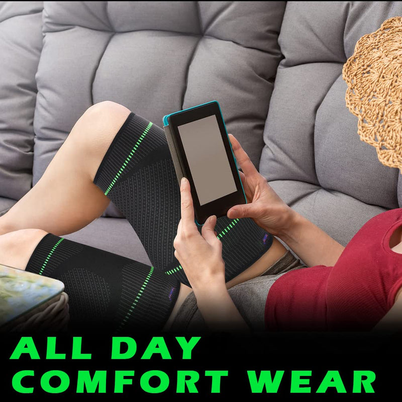 Beister Thigh Brace Thigh Compression Stabilizer Non-Slip Thigh Compression Bandage For Men & Women (Pack Of 2), Hip Braces For Hip Joint Pain, Quad Hamstring, Arthritis - NewNest Australia