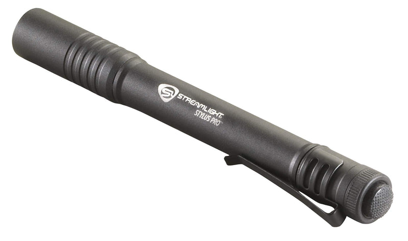 Streamlight 66118 Stylus Pro LED PenLight with Holster, Black - 100 Lumens Black w/White LED 2x AAA Alkaline Batteries - NewNest Australia