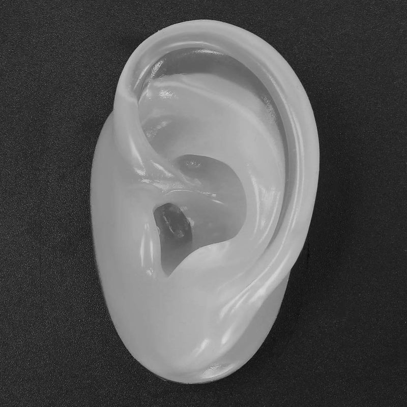 Silicone Ear Model, Simulation Artificial Ear Display Model For Wearing Hearing Aids, Window Display And Exercise For Ear Impressions (Can Be Mounted On Prosthesis Head) (Left Ear) - NewNest Australia