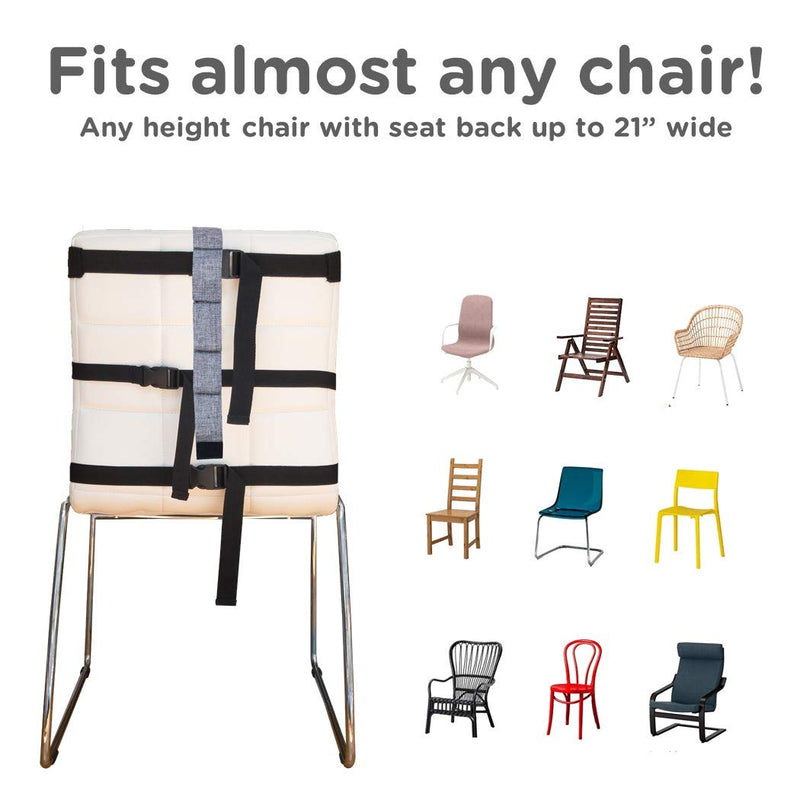 liuliuby Travel Harness Seat – Portable Safety Harness Chair Accessory for Baby & Toddler - Cloth Portable High Chair for Travel - Padded and Machine Washable - Convenient Baby Travel Accessory - NewNest Australia