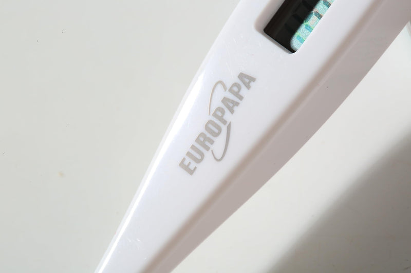 Europapa Digital Fever Thermometer For Babies, Children And Adults, Thermometer For Oral, Axillary Or Rectal, Waterproof With Fever Alarm (Light Blue) Light Blue - NewNest Australia