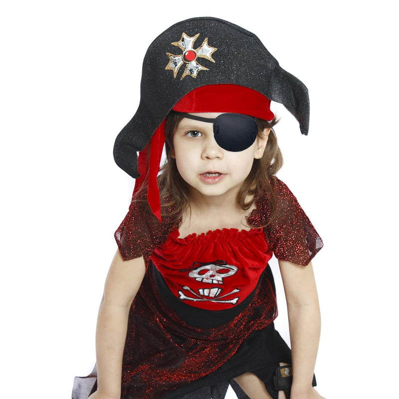 Eye Patch, Elastic Single Eye Mask, Pack Of 3, Pirate Eye Patch, Adjustable Eye Patches With Buckle, Suitable For Adults, Children, Amblyopia And Prom Pirate Costume - NewNest Australia