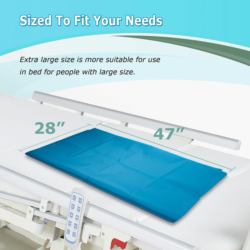 [LOSCHEN] Tubular Slide Sheet for Patient Transfer, Sliding Draw Sheets to Assist Moving Elderly - for Cars, Vehicles, Wheelchairs and Bed Transfers - Hospitals & Home Care (28"x47"(72x120cm), Blue) 28"x47"(72x120cm) Green - NewNest Australia