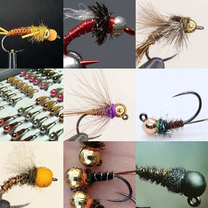 ANGLER DREAM Fly Tying Beads 100 PC/LOT Tungsten Beads Nymph Head Ball Fly Tying Materials 4 Colors Copper 2.45mm - NewNest Australia