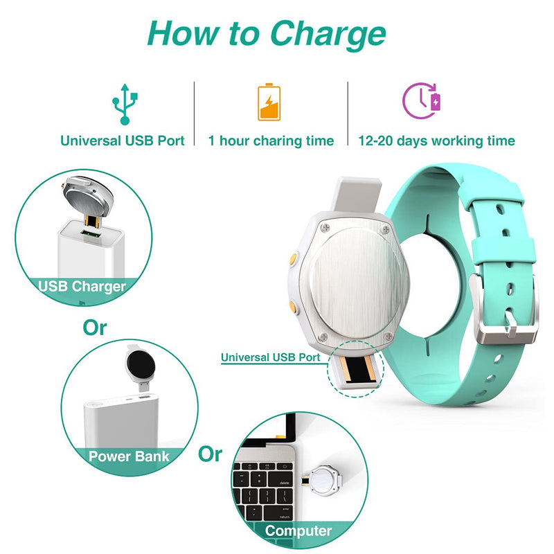 Led Digital Pedometer Watch , Digital Steps Tracker , Non-Bluetooth, Vibrating Alarm Clock, Stopwatch, Great Gift for Children Teens Girls Boys Women Green - NewNest Australia