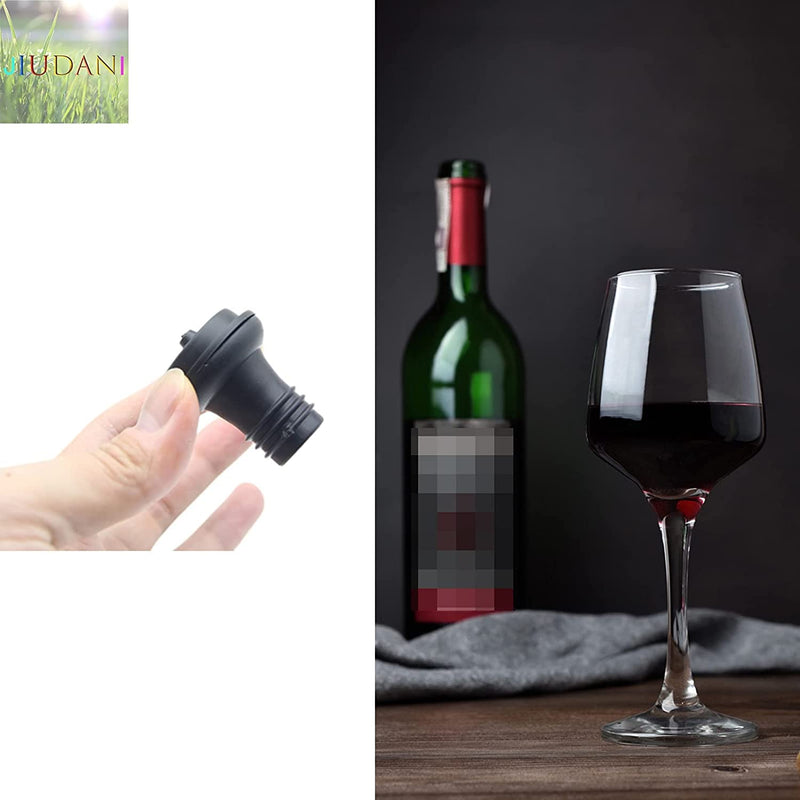 Wine Saver Vacuum Stoppers 24 Pack Rubber Wine Stoppers for Wine Saver Vacuum Pump Preserver, Bottle Rubber Corks to Preserve Wine Flavor Best Wine Air Vacuum Stoppers to Keep Wine Fresh 24Pcs Black - NewNest Australia