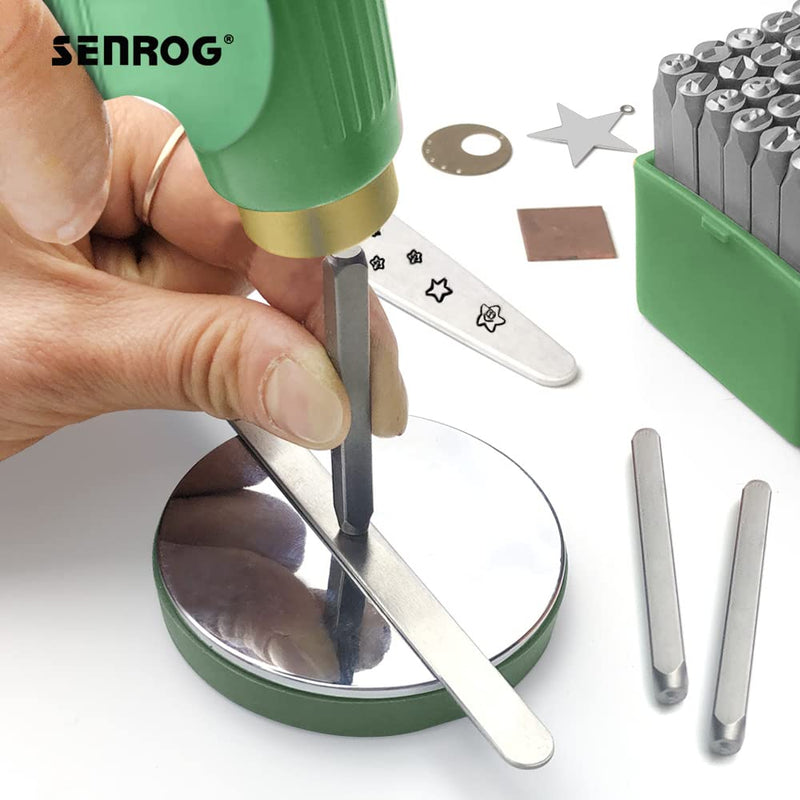 Senrog Metal Bench Block for Jewelry Stamping Making (No Rebound),Size:Dia.:3 Inch (76mm) and Height: 9/16 Inch (14mm),Steel Bench Block Made of Alloy Steel, Mirror Surface and Chrome-Plating - NewNest Australia