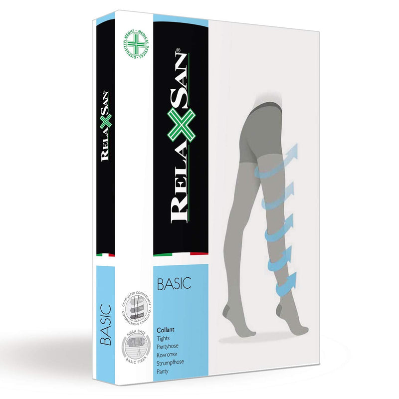 Relaxsan Basic 980 compression stockings 280 denier with graduated compression L large sizes brown - NewNest Australia