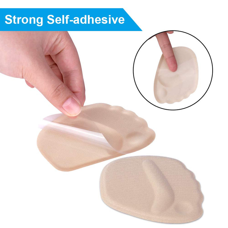 Gel Ball of Foot Cushion, 3 Pairs High Heels Shoes Inserts Forefoot Pads Foot Pain Relief Metatarsal Pads Reusable Ball of Foot Cushion for Women (Mixed Color 3 Pairs) Mixed Color 3 Pairs - NewNest Australia