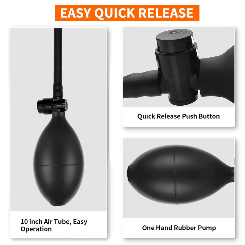 Gute Air Shim, Air Wedge Bag Pump, 3 Pack Commercial Inflatable Air Wedge Pump Bag Tool, Professional Leveling Kit & Alignment Tool, Air Bag Removal Tool for Variety of Jobs, 330 LB Rating, 3 Sizes - NewNest Australia