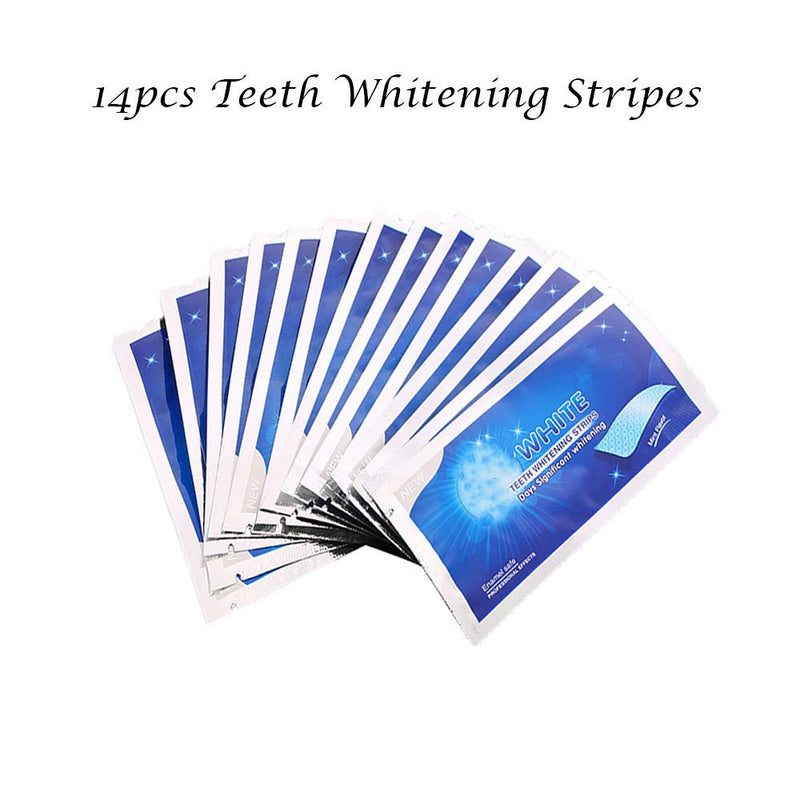 Ceonam Teeth Whitening Stripes Whitening Kit Whitener Strap Kits for Tooth Oral Care No Sensitivity for Teeth Care 14 Pack 28 Strips (28P) 28 Count (Pack of 14) - NewNest Australia