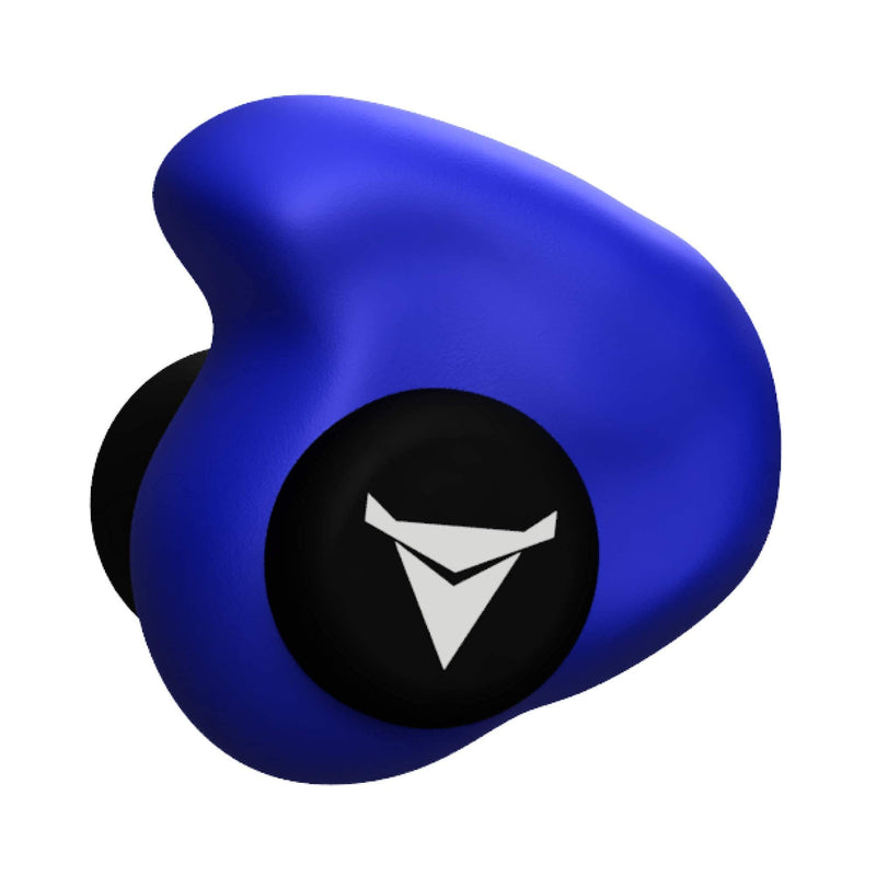 Decibullz - Custom Molded Earplugs, 31dB Highest NRR, Comfortable Hearing Protection for Shooting, Travel, Work and Concerts Blue - NewNest Australia