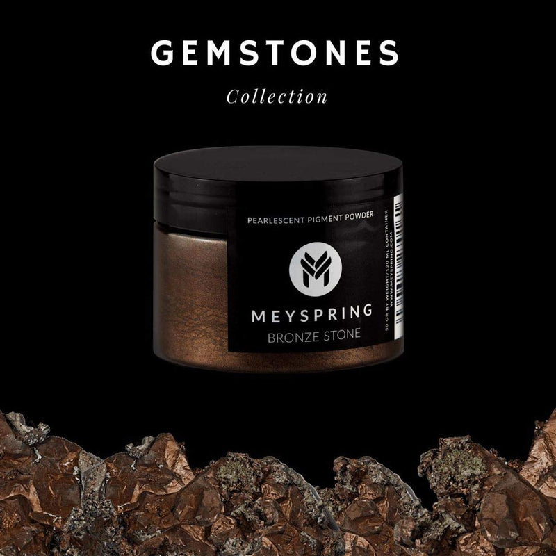 MEYSPRING Bronze Stone Epoxy Resin Color Pigment - 50g - Mica Powder for Epoxy - NewNest Australia