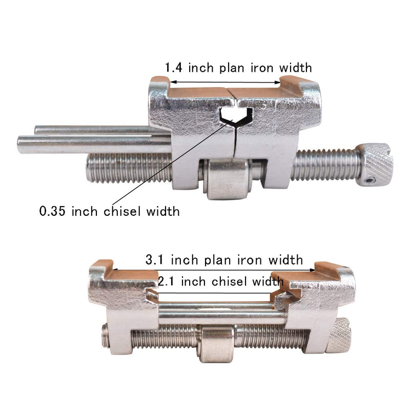 Baitaihem Stainless Steel Honing Guide, Fits Planer Width 1.4" To 3.1", Chisel Blades Width 0.35" To 2.1" - NewNest Australia