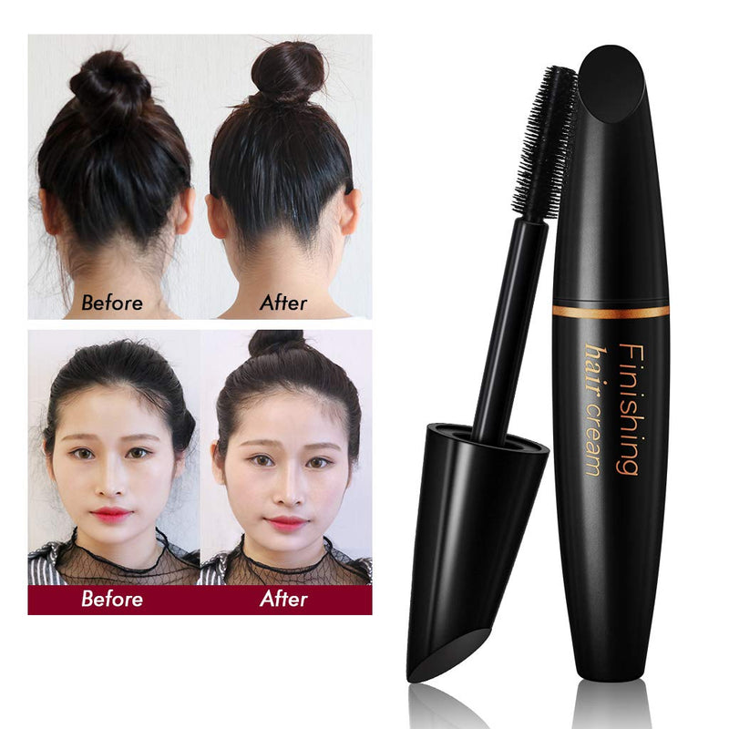 2 Pcs Hair Finishing Stick Anti-Frizz Cream Broken Hair Styling Finishing Brush Hair Mascara Tame Smoothing Gel Wax Stick Non-greasy Men Women Bangs Styling Products - NewNest Australia