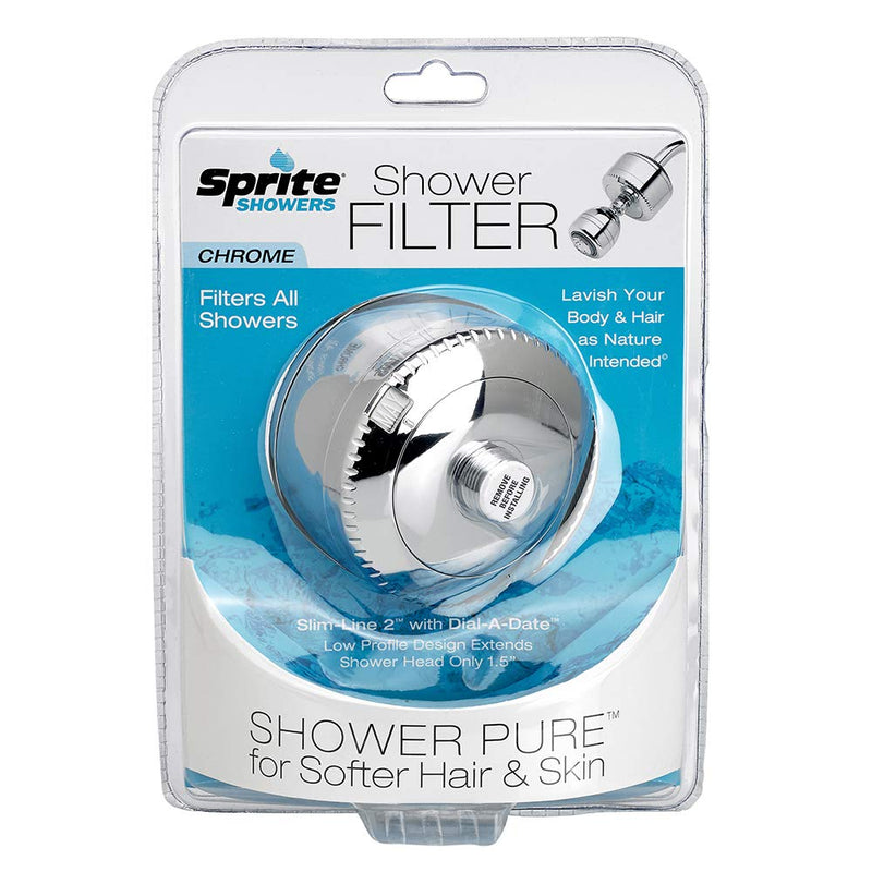 Sprite SL2-CM Slim-Line 2 Universal Shower Filter, 1.5 pounds, Chrome - NewNest Australia