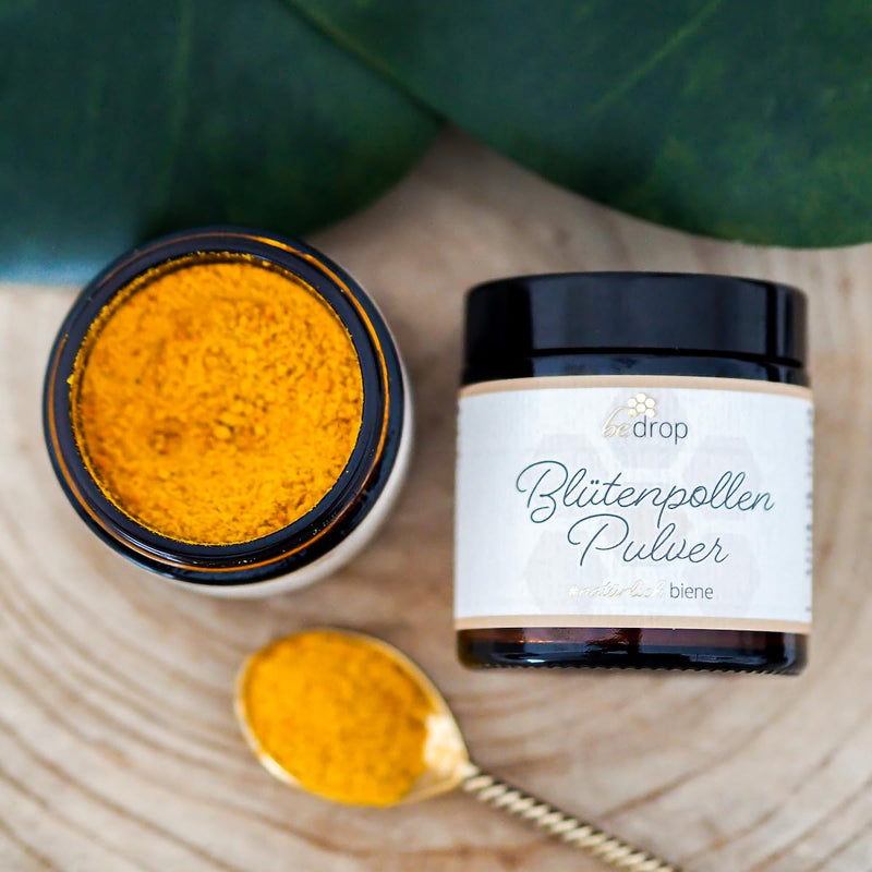 Bedrop Bee Pollen Powder Bee Pollen Bee Pollen Powder Ground, Natural & Beekeeper Quality Without Additives From Sustainable Eu Production, 60G (60G Powder) 60.00 G (Pack Of 1) - NewNest Australia