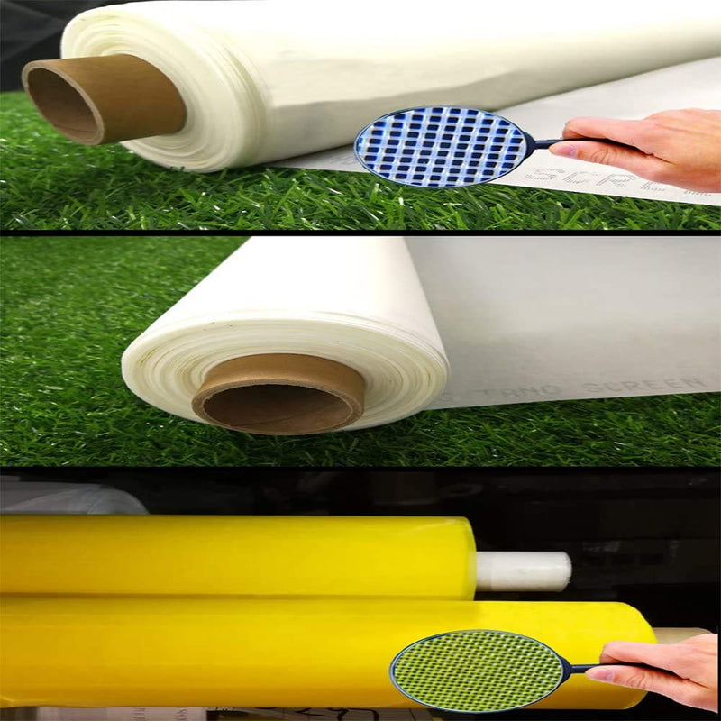 3 Yards 1.27 Meters Silk Screen Printing Fabric Mesh Screen Printing Mesh Wide High Tension Mesh Making Ink Supplies 160 Mesh（64T） - NewNest Australia