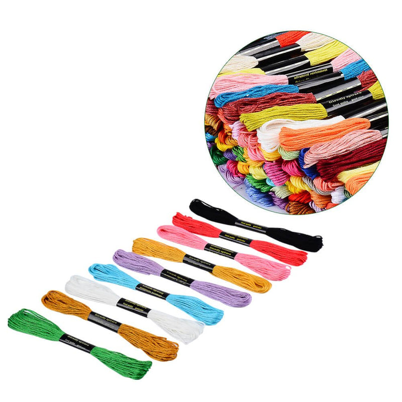Paxcoo 124 Skeins Embroidery Floss Cross Stitch Thread with Needles - NewNest Australia