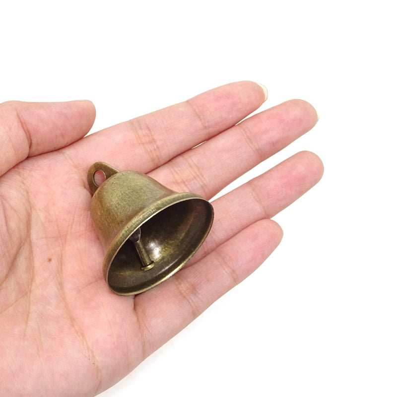 Honbay 20PCS 38mm/1.5inch Vintage Bronze Jingle Bells for Dog Potty Training, Housebreaking, Making Wind Chimes,Christmas Bell and etc - NewNest Australia