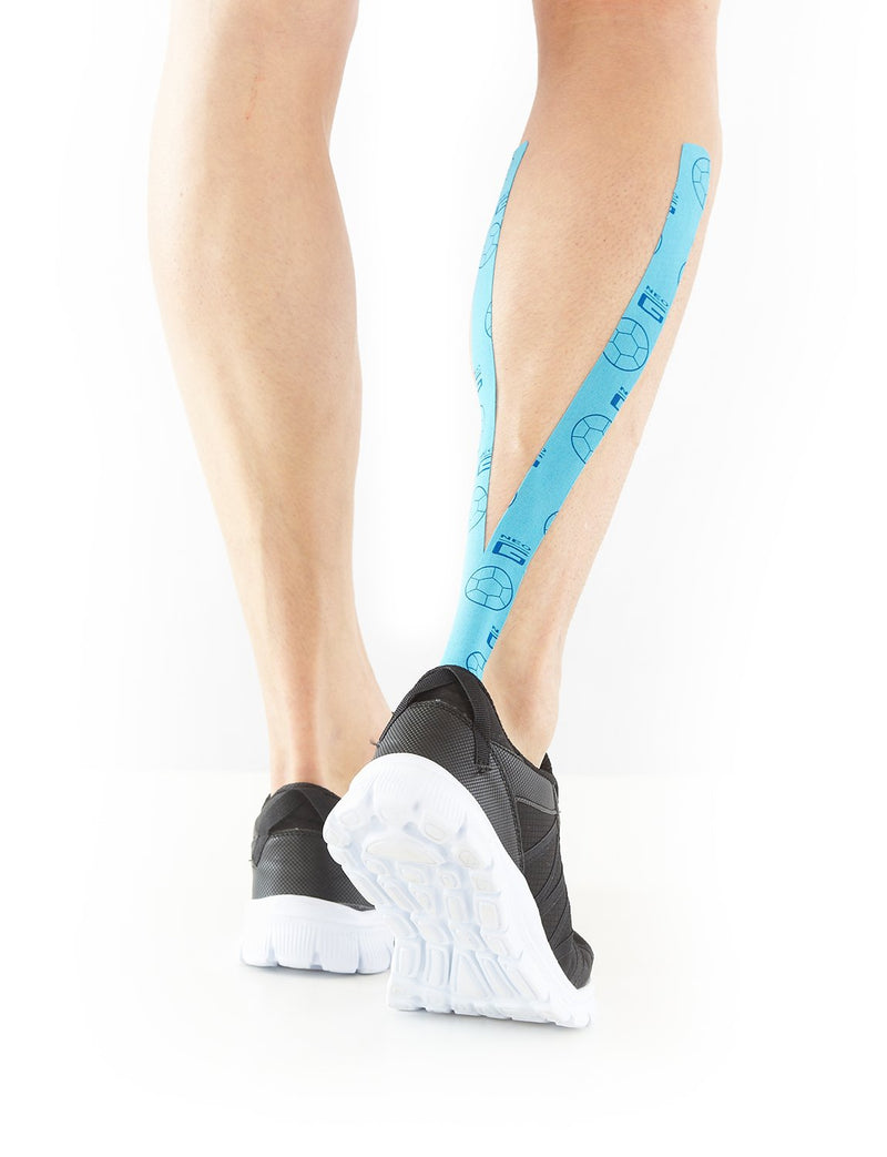 Neo G Kinesiology Tape – Breathable Elastic Therapeutic Sports Tape for Pain Relief, Knee, Shoulder, Ankle, Epicondylitis, Injury Recovery - Water Resistant – Class 1 Medical Grade – Unisex – Blue - NewNest Australia