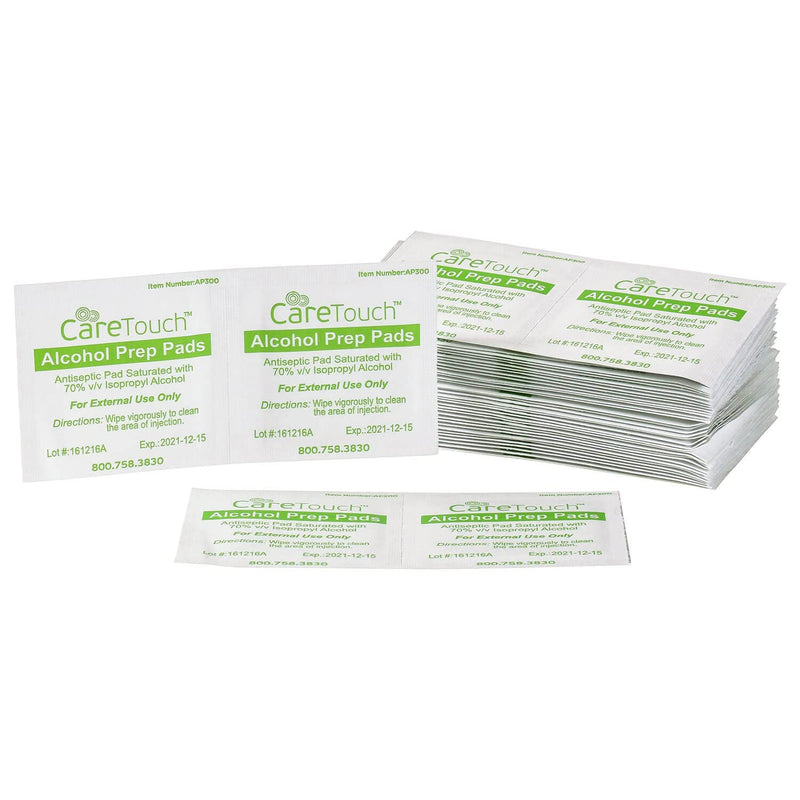 Alcohol Wipes | Individually Wrapped Alcohol Prep Pads with 70% Isopropyl Alcohol, Great for Medical & First Aid Kits | Sterile, Antiseptic 2-Ply Alcohol Swabs - 300 count 300 Count (Pack of 1) - NewNest Australia
