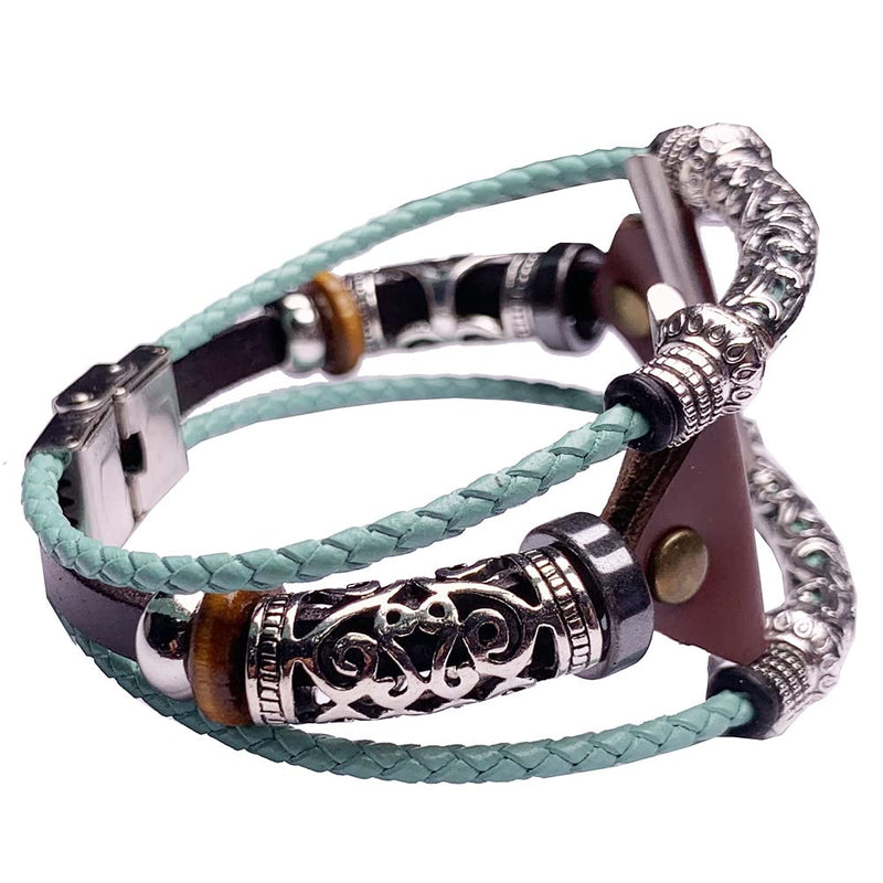 Vintage Jewelry Loop Boho Bands with Box Set for Men Women,Watches Band Compatible with Apple Watch Active Tracker Series 1,2,3 38mm 4,5,6,SE 40mm & Series 7 41mm, Mint Teal Green Turquoise Series 1,2,3,4,5,6,7,SE 38/40/41mm Tiffany - NewNest Australia