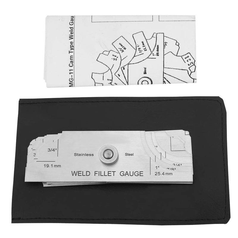 Fillet Weld Gauge Gage Set Stainless Steel Welding Inspection Gauge Inch/Metric - NewNest Australia