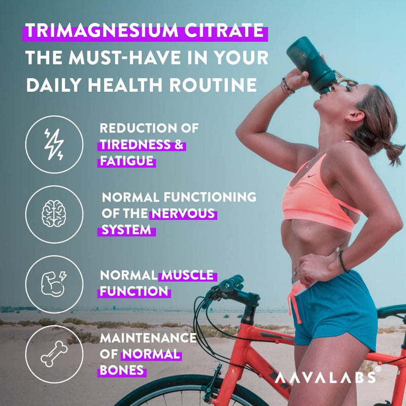 High Absorption Magnesium Citrate Supplements - [ 357 mg ] - Vegan Magnesium Capsules - High Dose of Elemental Magnesium – 180 Magnesium Citrate Capsules - Pure and GMO Free - 2 Month Supply - NewNest Australia