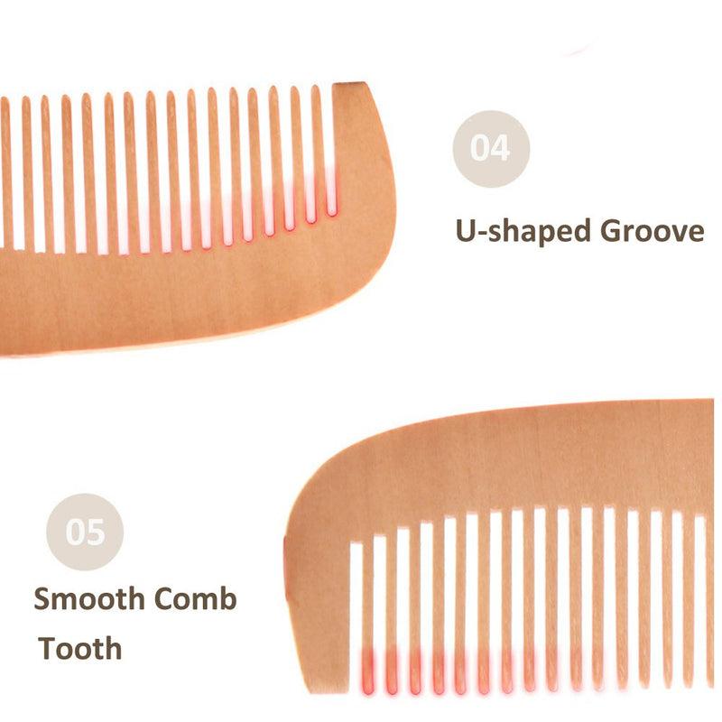 Baby Goat Hair Brush and Comb Set for Newborns & Toddlers Eco-Friendly Safe Brush for Cradle Cap Natural Wooden Comb Perfect Baby Shower and Registry Gift (Baby Hair Brush and Comb Set) Baby Hair Brush and Comb Set - NewNest Australia