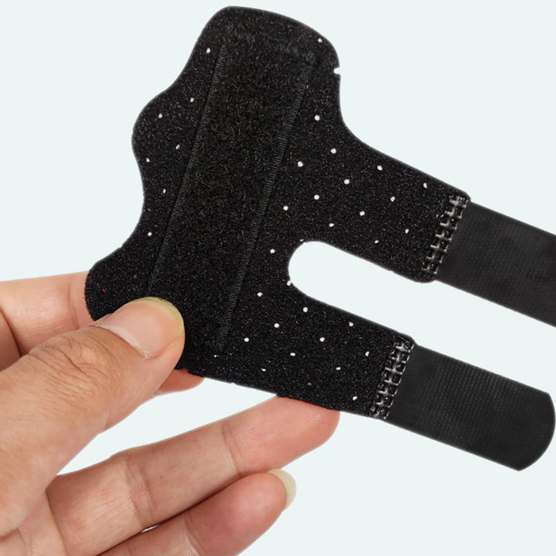 Jdxun Pack Of 2 Finger Splints, Finger Protection, Snap Finger Splint, Adjustable Reusable Finger Splint Finger Cots For Broken Fingers & Osteoarthritis Pain Relief (Black) - NewNest Australia