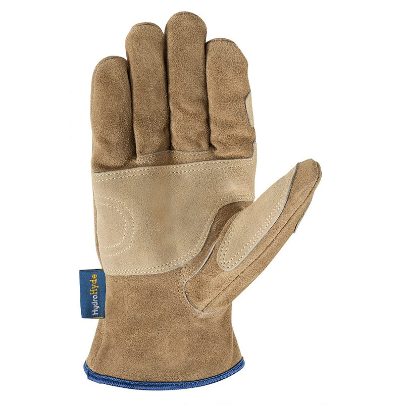 Wells Lamont Men's Heavy Duty Leather Ranching & Fencer Gloves | Durable, Abrasion & Water-Resistant HydraHyde, Medium (1019M) Tan - NewNest Australia