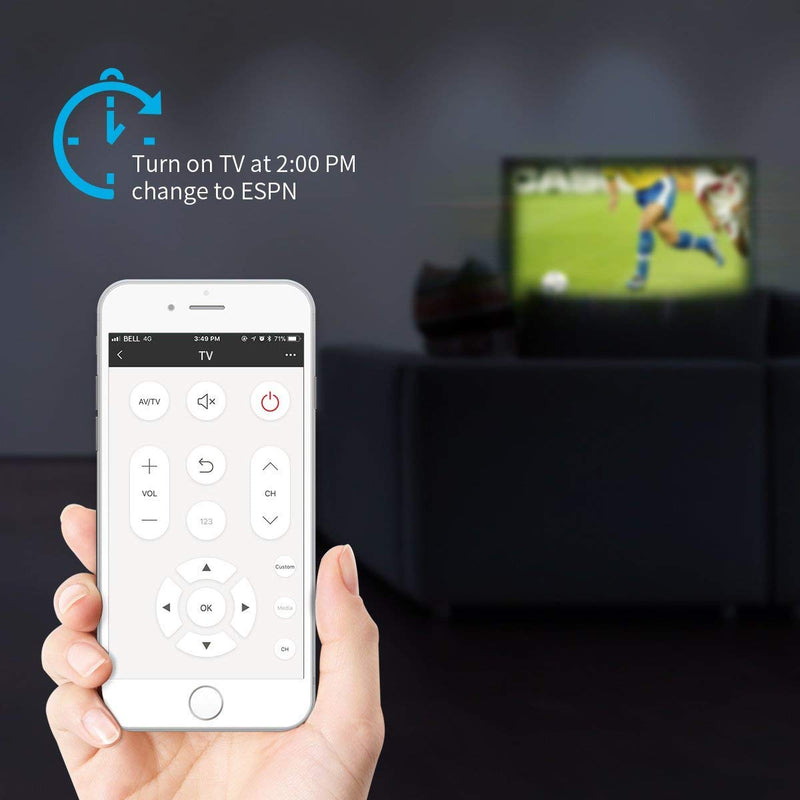 Broadlink WiFi Smart Home Hub RM Mini 3 IR Automation Learning Universal Remote Control Compatible with Alexa RM Mini3 - NewNest Australia