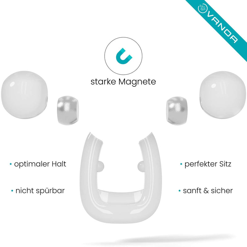 Vanoa Premium Snore Stopper, Set Of 2 Including Anti-Snoring Tips ‚ Relaxed And Peaceful Sleep ‚ Nose Clip Against Snoring ‚ Bpa-Free ‚ Odorless ‚ Universal Size Transparent - NewNest Australia