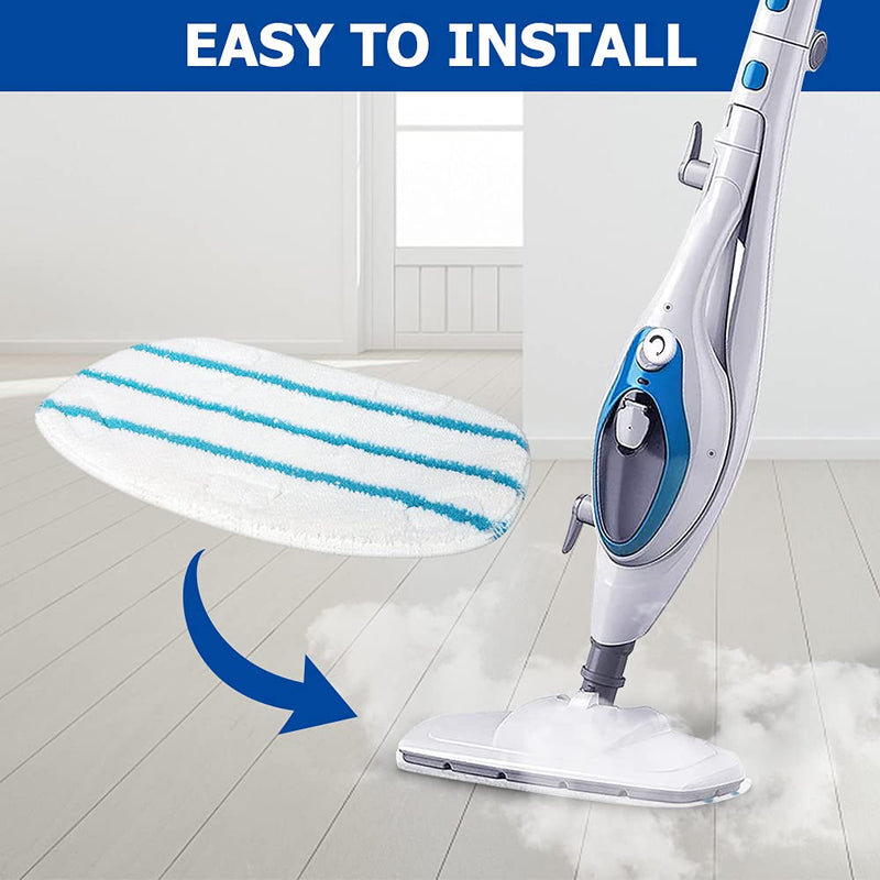 10 Pack Replacement Steam Mop Pads Compatible for PurSteam ThermaPro 10-in-1 - NewNest Australia