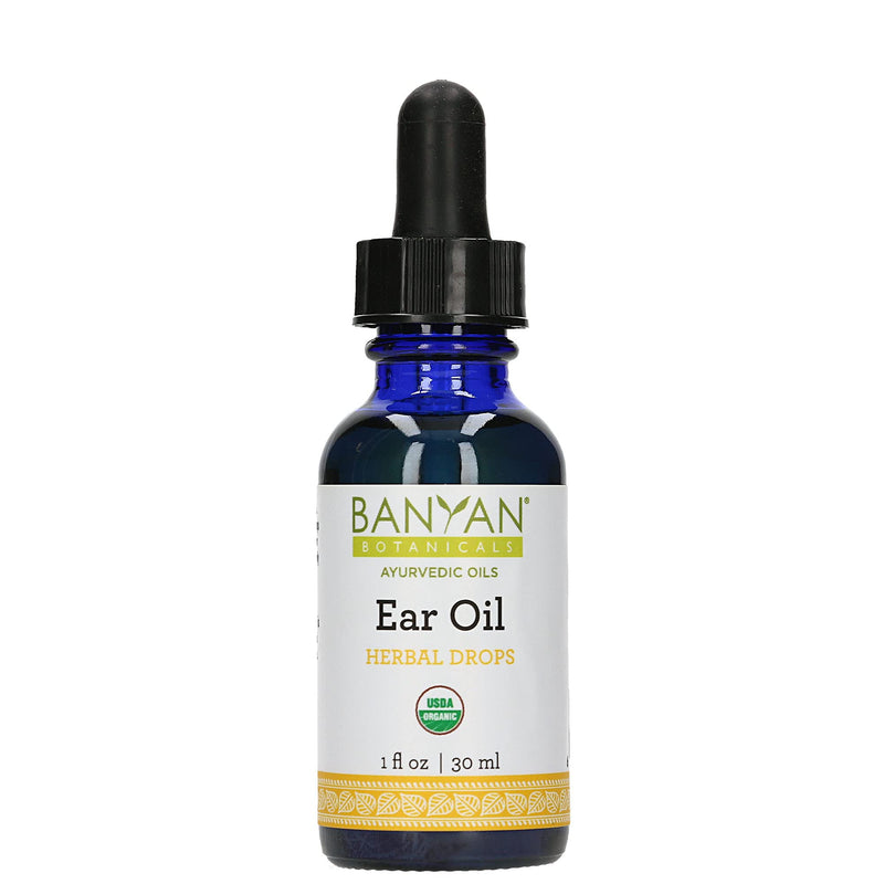 Banyan Botanicals Ear Oil – Organic Herbal Drops with Ashwagandha, Bilva & Garlic – Soothing and Comforting for The Ears – 1 oz – Non GMO Sustainably Sourced No Sting - NewNest Australia