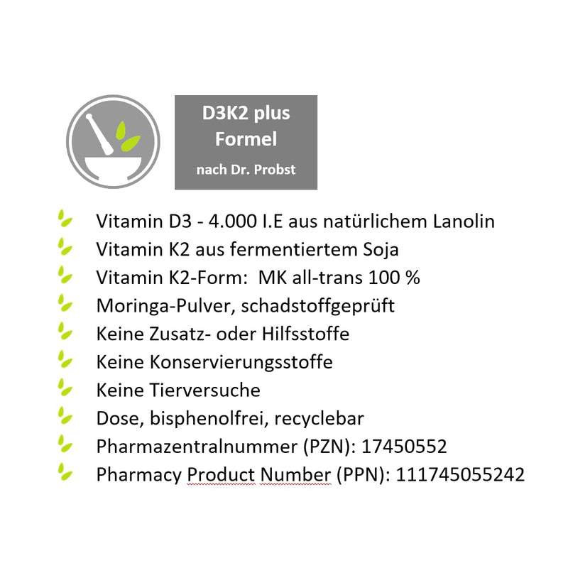 telomit D3K2plus formula - capsules with moringa powder - NewNest Australia