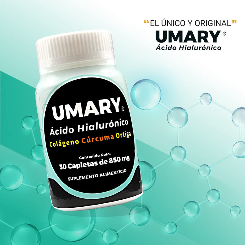 Umary Hyaluronic Acid 30 Caplets 850 mg Collagen, Turmeric, Nettle - NewNest Australia