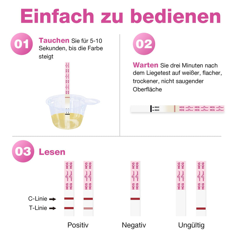 Easy@Home 60 X Pregnancy Test Early Test 10 Miu/Ml - Sensitive Pregnancy Test - Early Pregnancy Test Strips With Highest Accuracy | Reliable Ultra Early Test Pregnancy - NewNest Australia